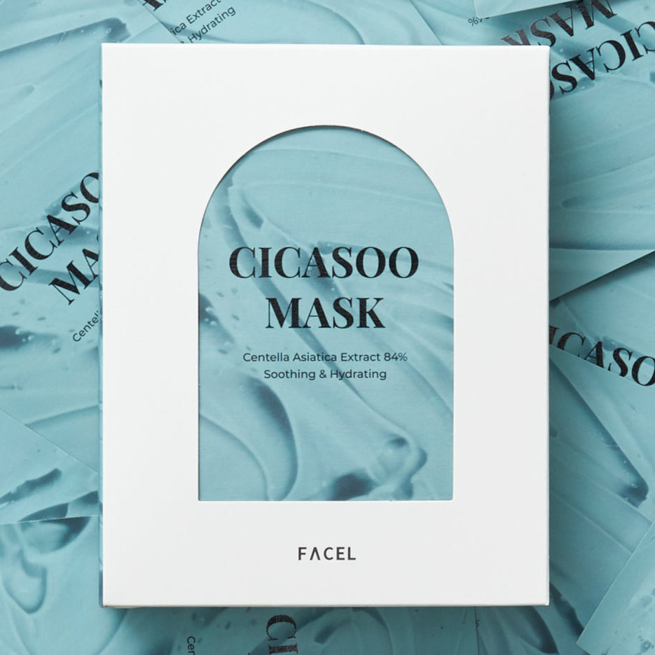 FACEL Cicasoo Soothing & Hydrating Facial mask (1 box)