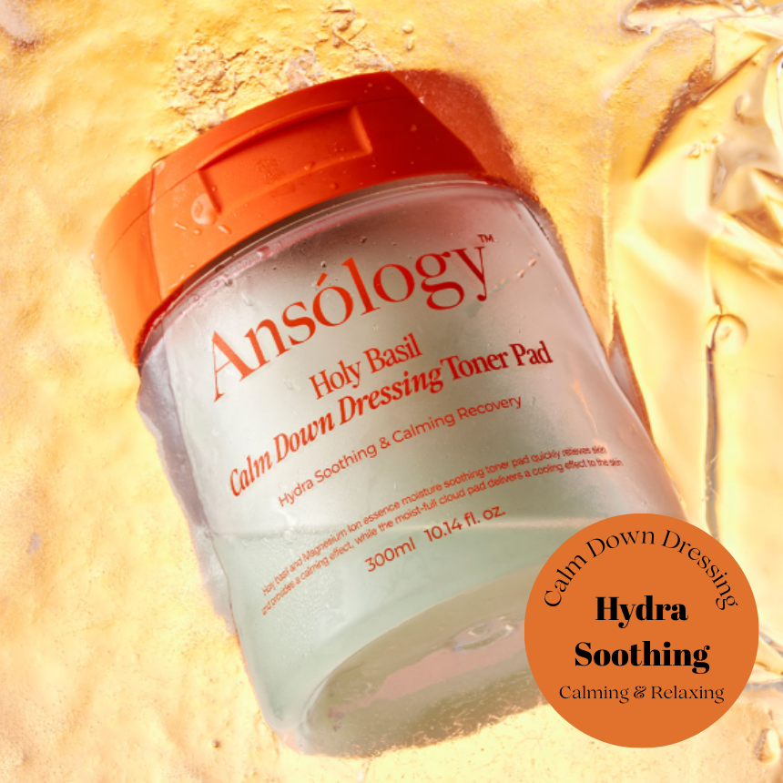 Ansology VEGAN Holy Basil Calm Down Dressing Toner Pad