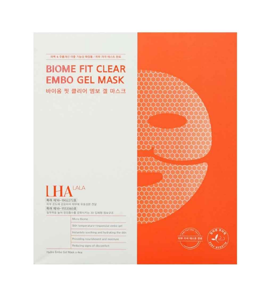 LHALA Biome Fit Clear Embo Gel Mask