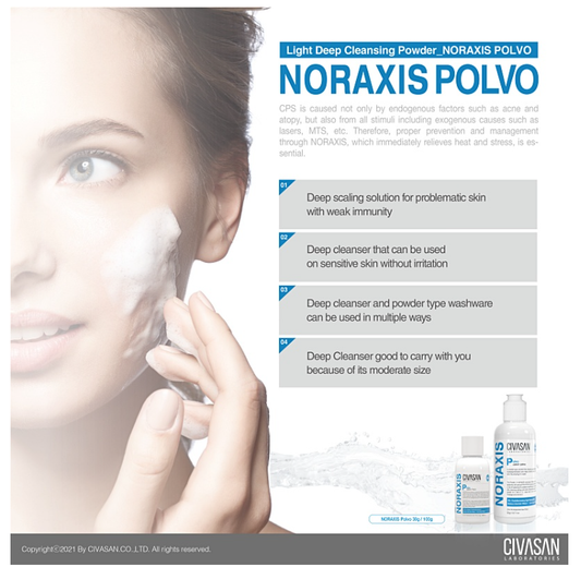 CIVASAN Professional Noraxis polvo light deep cleansing powder 100g