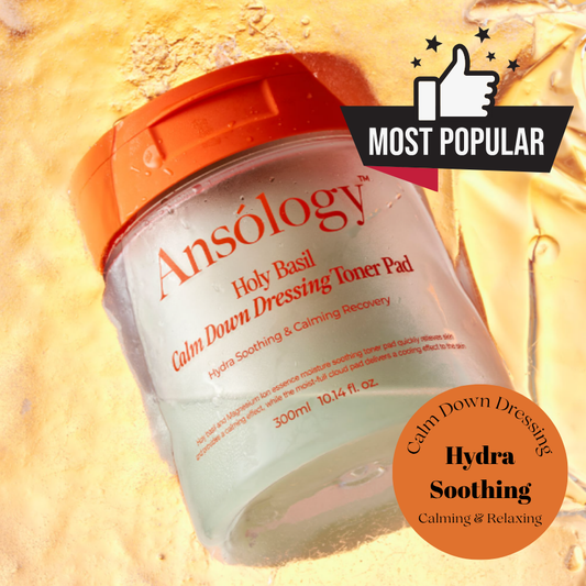 Ansology VEGAN Holy Basil Calm Down Dressing Toner Pad